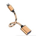 Sanoxy Type C USB-C 3.1 Male To USB 3.0 Type A Female OTG Converter Adapter Cord Cable Gold PPT-194404831417-GLD